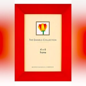 Dennis Daniels Gallery Woods Angled Molding Picture Frame, 4 x 6 Inches, Teak